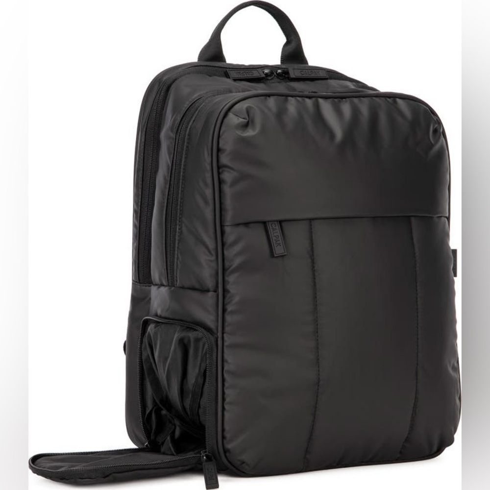 CALPAK Luka Laptop Backpack in black